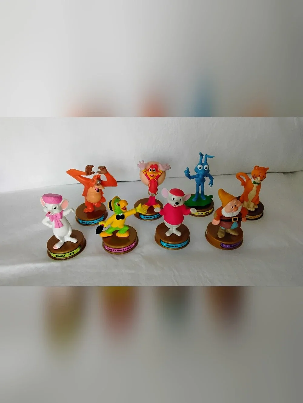 McDonalds 2002 Disneys 100 Years Of Magic Toy Character 8 Piece Figurine Set